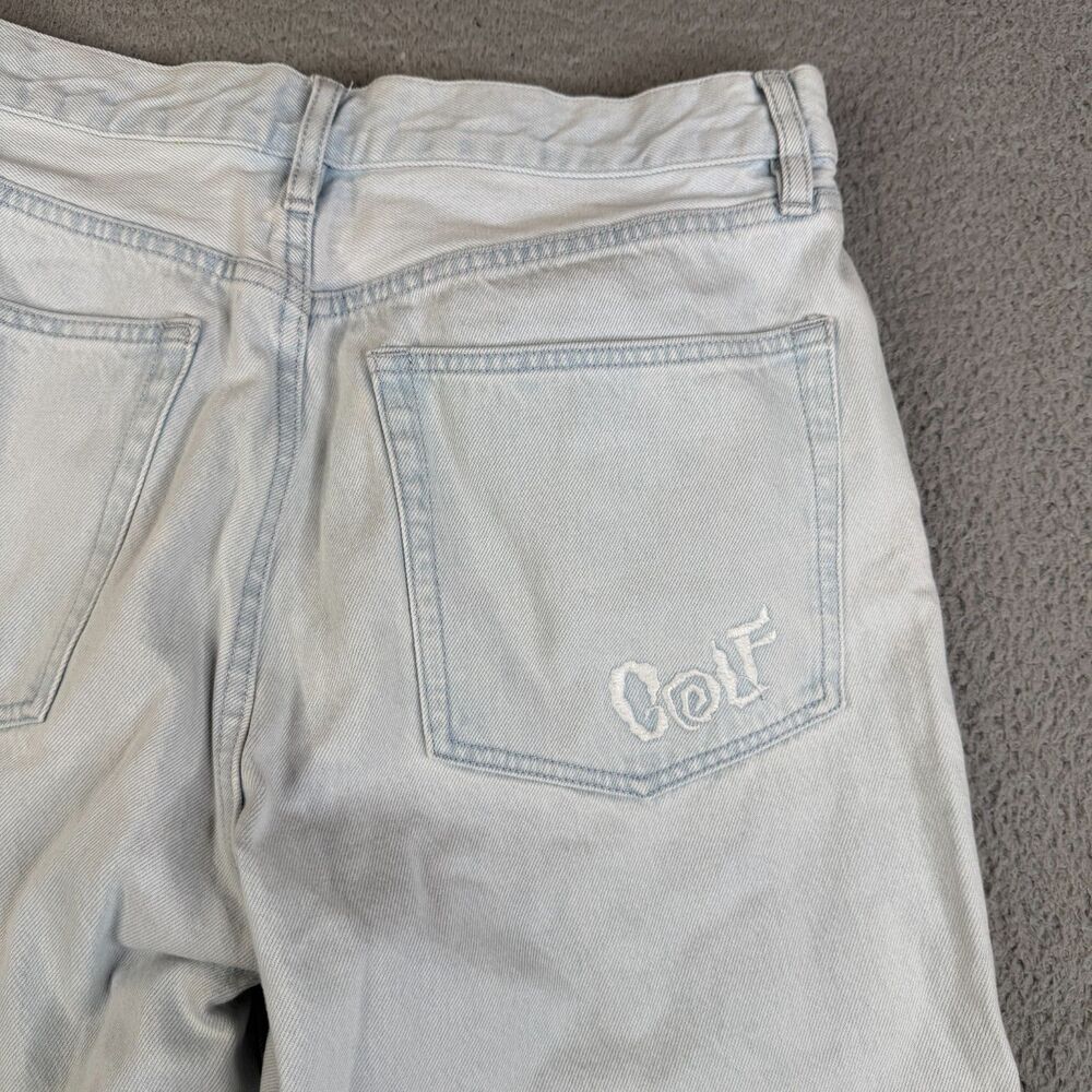 GOLF WANG Jeans 34x31 Blue Streetwear Baggy Skate Y2K Tyler The Creator Relaxed